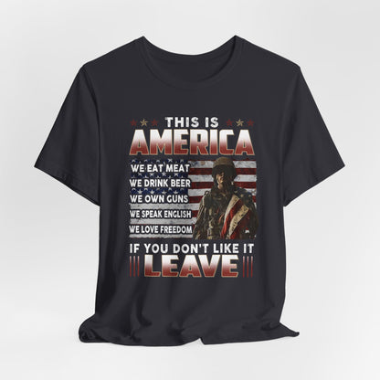 This is America Unisex T-Shirt - Premium T-Shirt from Printify - Just $26.99! Shop now at Old Glory 1776 Apparel