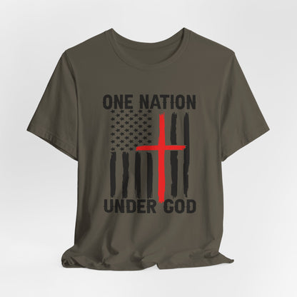 One Nation Under God Premium Unisex T-Shirt - Premium T-Shirt from Printify - Just $26.99! Shop now at Old Glory 1776 Apparel