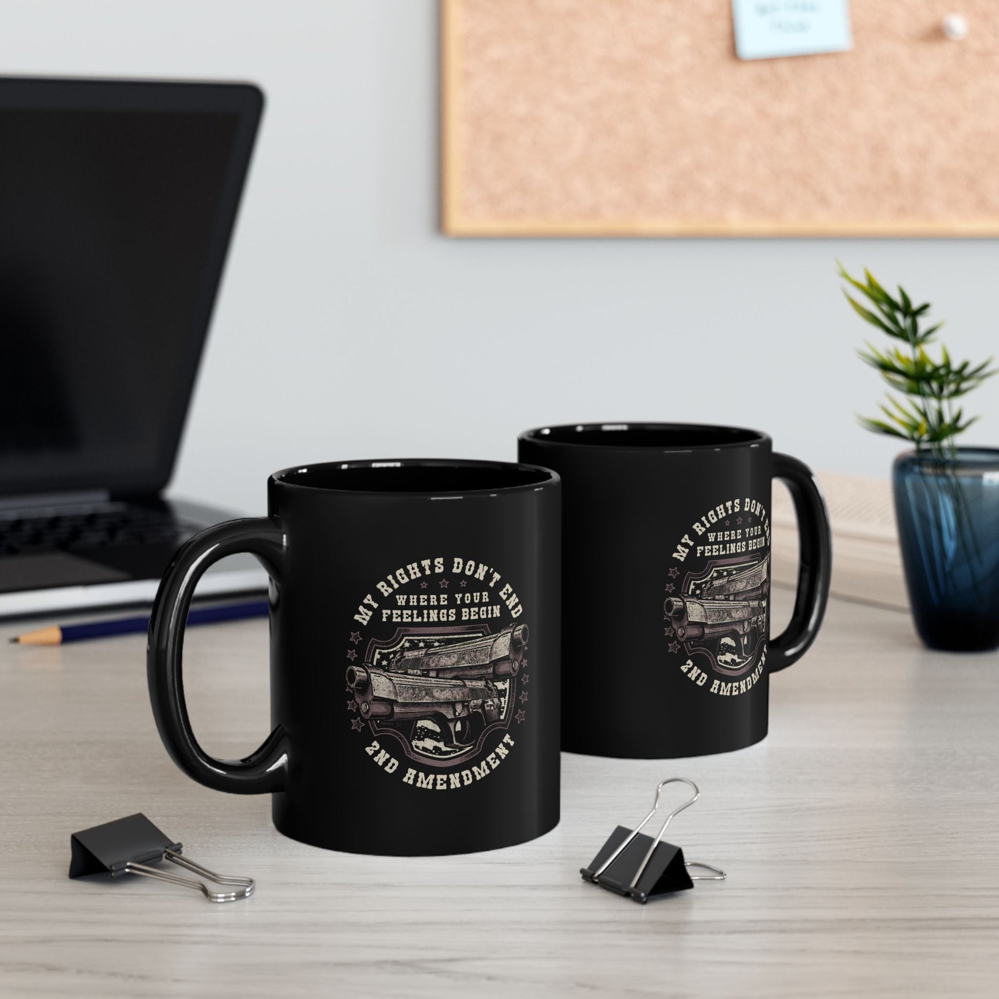 My Rights Don't End Where Your Feelings Begin, Second Amendment Rights Mug (11oz-15oz) Pro Gun Rights Coffee Cup, Gun Owner - Premium Mug from Old Glory 1776 Apparel - Just $19.99! Shop now at Old Glory 1776 Apparel