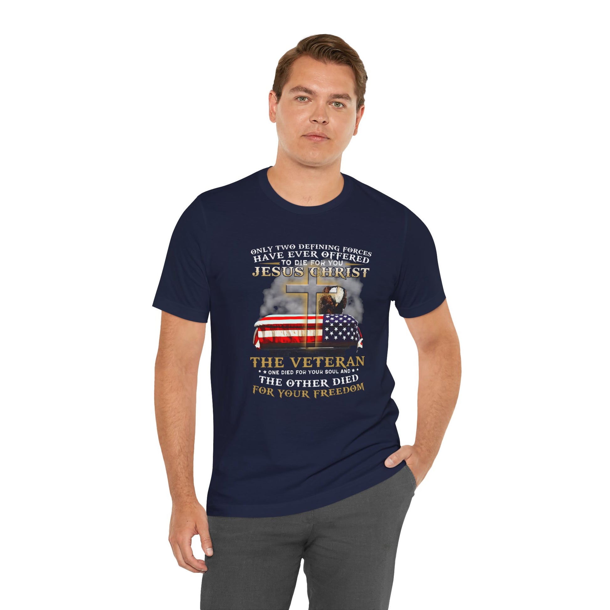 Only Two Defining Forces - Premium T-Shirt from Printify - Just $26.99! Shop now at Old Glory 1776 Apparel