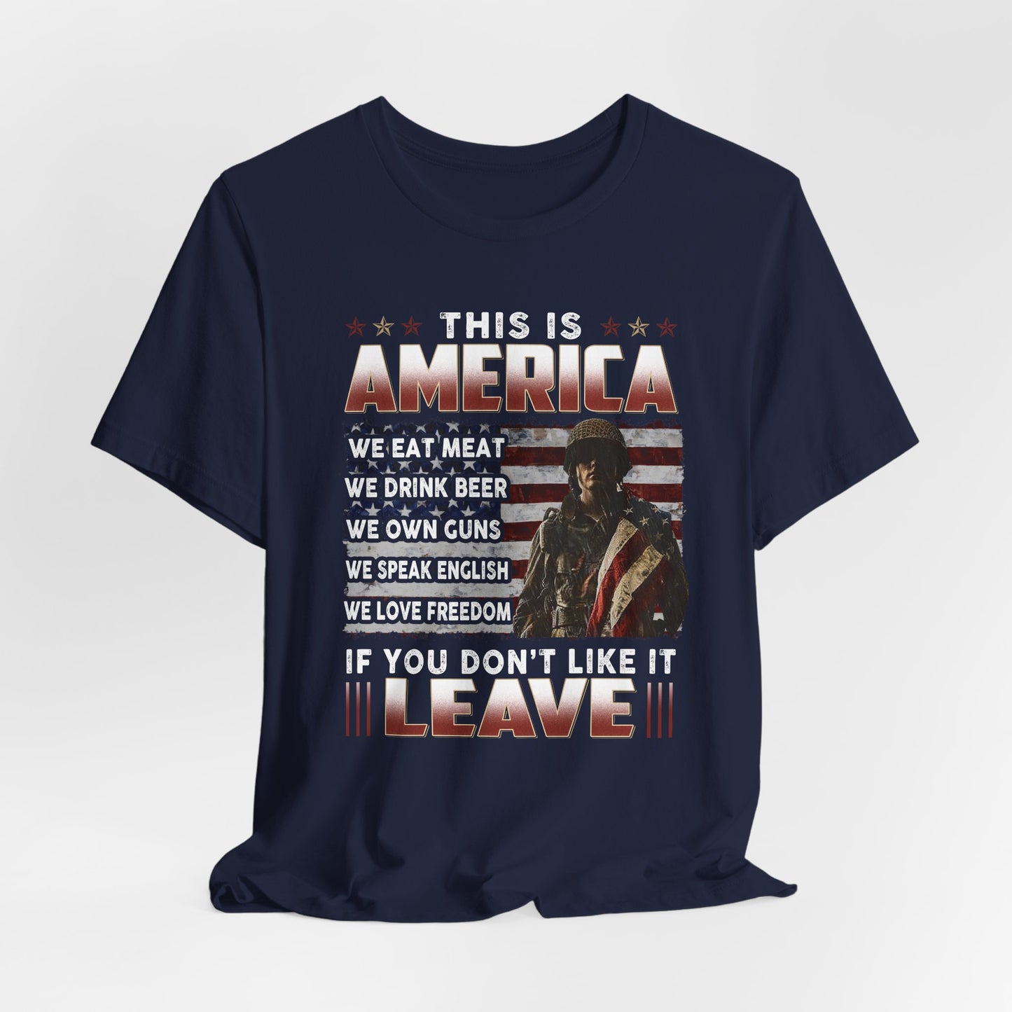 This is America Unisex T-Shirt - Premium T-Shirt from Printify - Just $26.99! Shop now at Old Glory 1776 Apparel