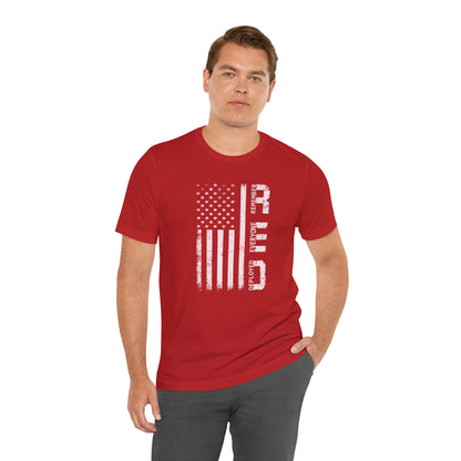 R.E.D. Remember Everyone Deployed Premium Unisex T-Shirt - Premium T-Shirt from Printify - Just $26.99! Shop now at Old Glory 1776 Apparel