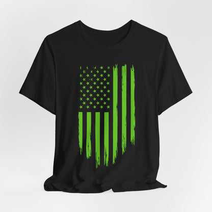 Green Flag Premium Unisex T-Shirt - Premium T-Shirt from Old Glory 1776 Apparel - Just $26.99! Shop now at Old Glory 1776 Apparel