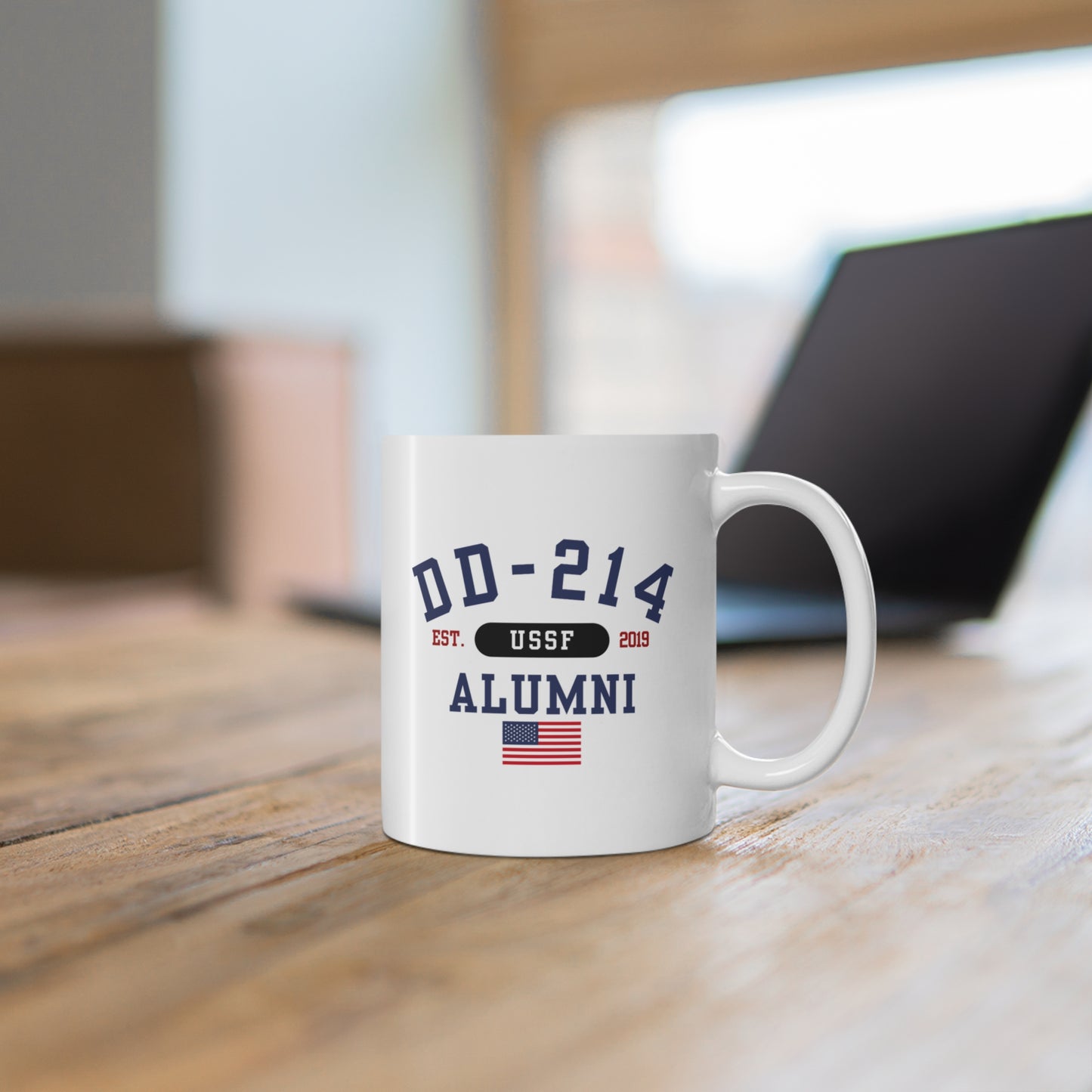 DD-214 Alumni Mug, (USSF) 11oz-15oz - Veteran Gift, Military Retirement, Gift for Soldier, Space Force Veteran Coffee Cup - Premium Mug from Old Glory 1776 Apparel - Just $19.99! Shop now at Old Glory 1776 Apparel