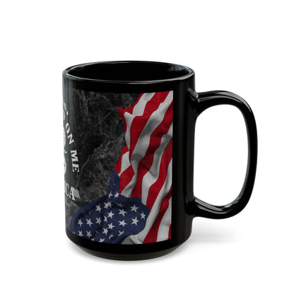 Liberty or Death, Don't Tread on Me Black Mug (11oz, 15oz) - Premium Mug from Old Glory 1776 Apparel - Just $19.99! Shop now at Old Glory 1776 Apparel