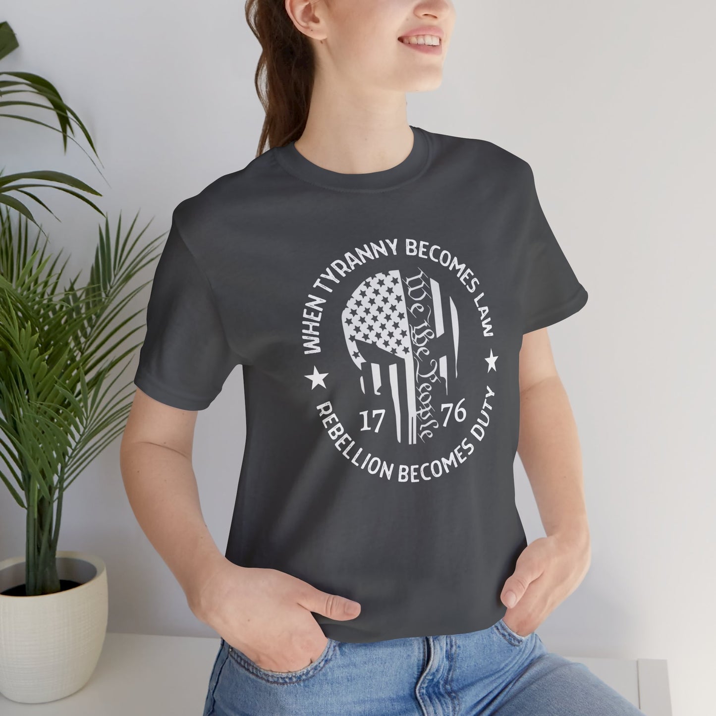 When Tyranny becomes law, rebellion becomes duty Men's/Unisex Premium T-Shirt - Premium T-Shirt from Printify - Just $26.99! Shop now at Old Glory 1776 Apparel