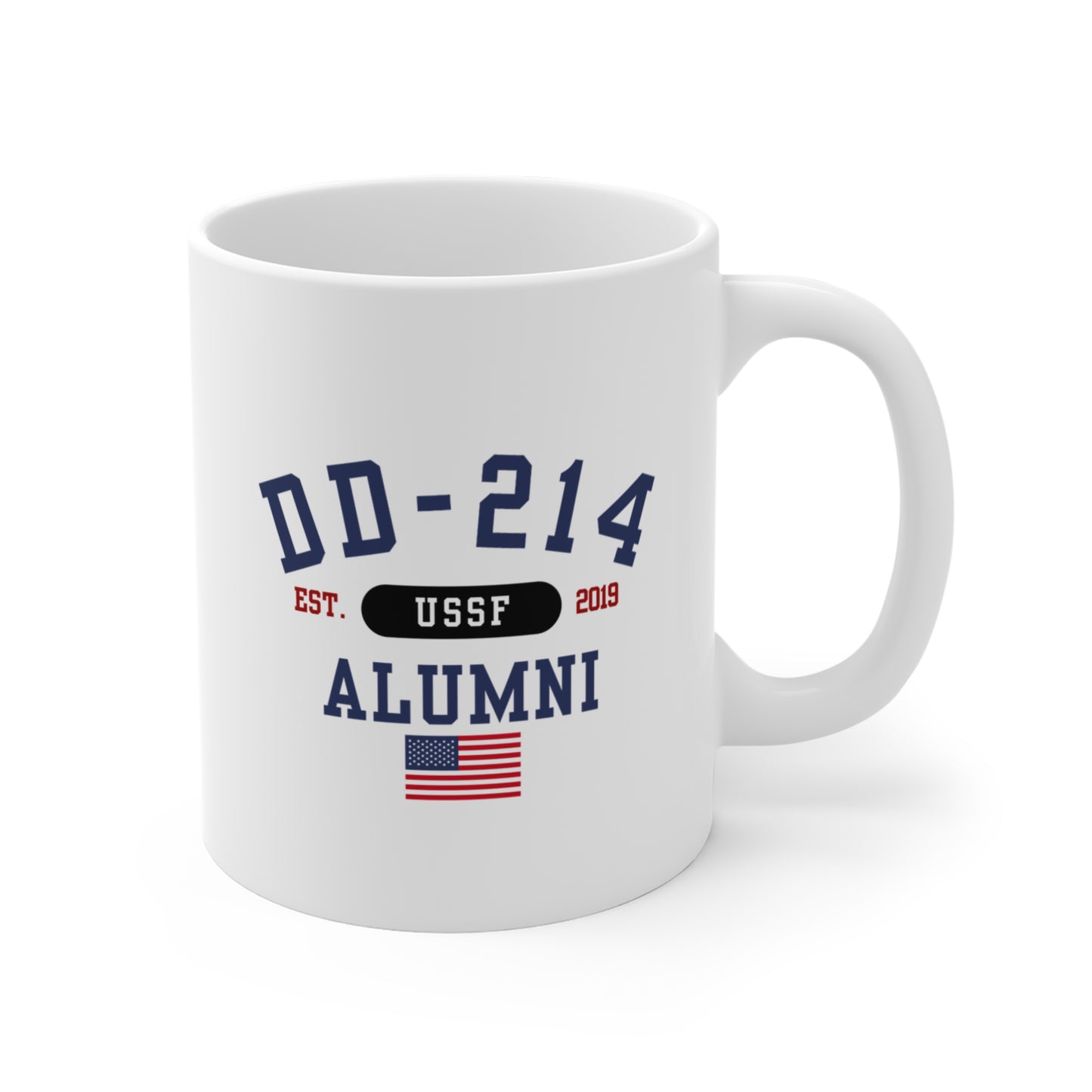 DD-214 Alumni Mug, (USSF) 11oz-15oz - Veteran Gift, Military Retirement, Gift for Soldier, Space Force Veteran Coffee Cup - Premium Mug from Old Glory 1776 Apparel - Just $19.99! Shop now at Old Glory 1776 Apparel