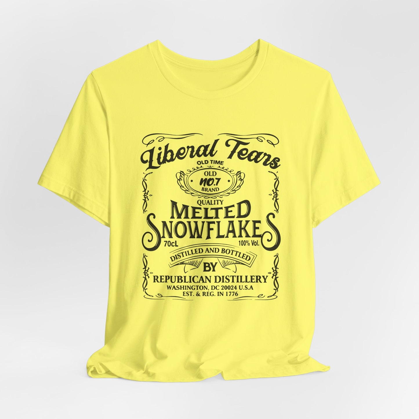 Liberal Tears Quality Melted Snowflakes Unisex T-Shirt, Political Statement, Independence Day Gift. Protest statements - Premium T-Shirt from Old Glory 1776 Apparel - Just $26.99! Shop now at Old Glory 1776 Apparel