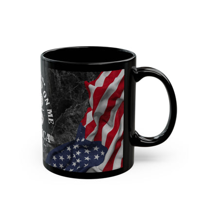 Liberty or Death, Don't Tread on Me Black Mug (11oz, 15oz) - Premium Mug from Old Glory 1776 Apparel - Just $19.99! Shop now at Old Glory 1776 Apparel