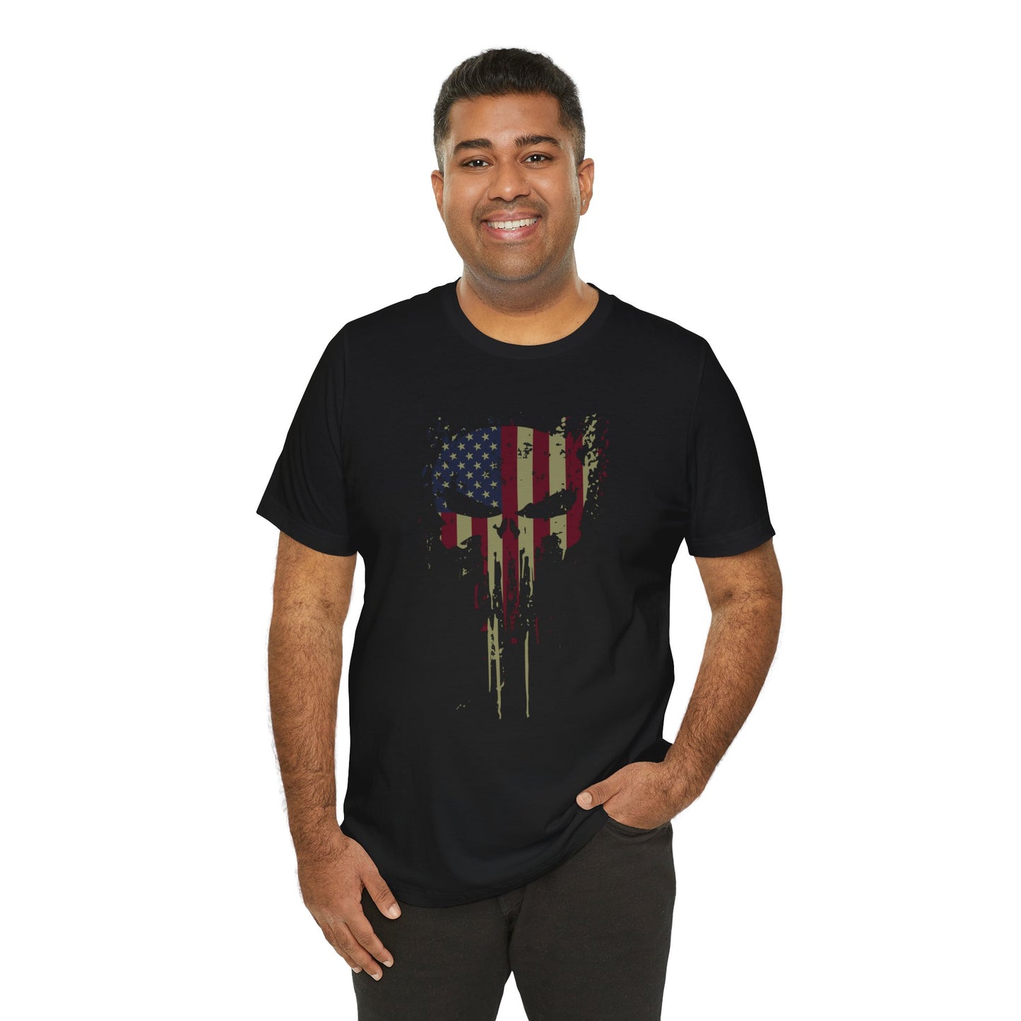 Punisher Skull Flag Men's/Unisex Premium T-shirt - Premium T-Shirt from Printify - Just $26.99! Shop now at Old Glory 1776 Apparel