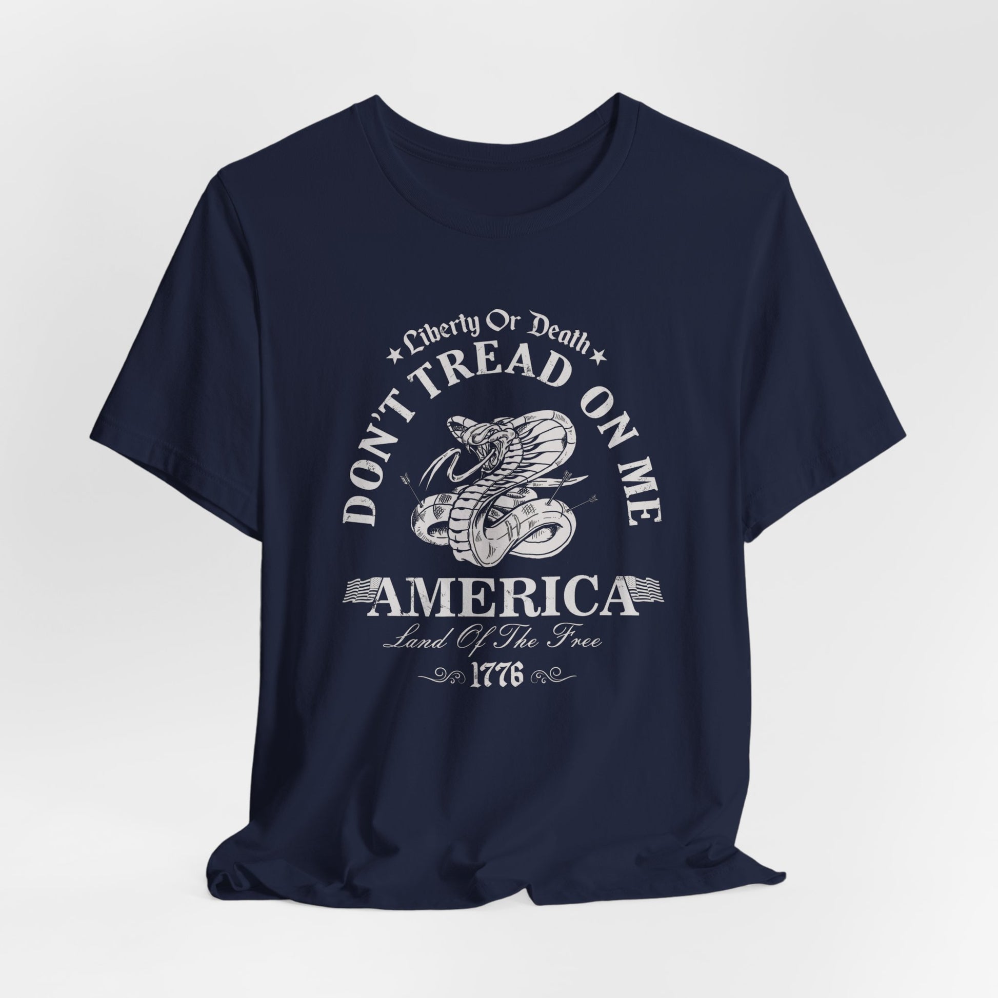 Liberty or Death, Don't Tread on Me Men's/Unisex premium T-Shirt - Premium T-Shirt from Old Glory 1776 Apparel - Just $26.99! Shop now at Old Glory 1776 Apparel