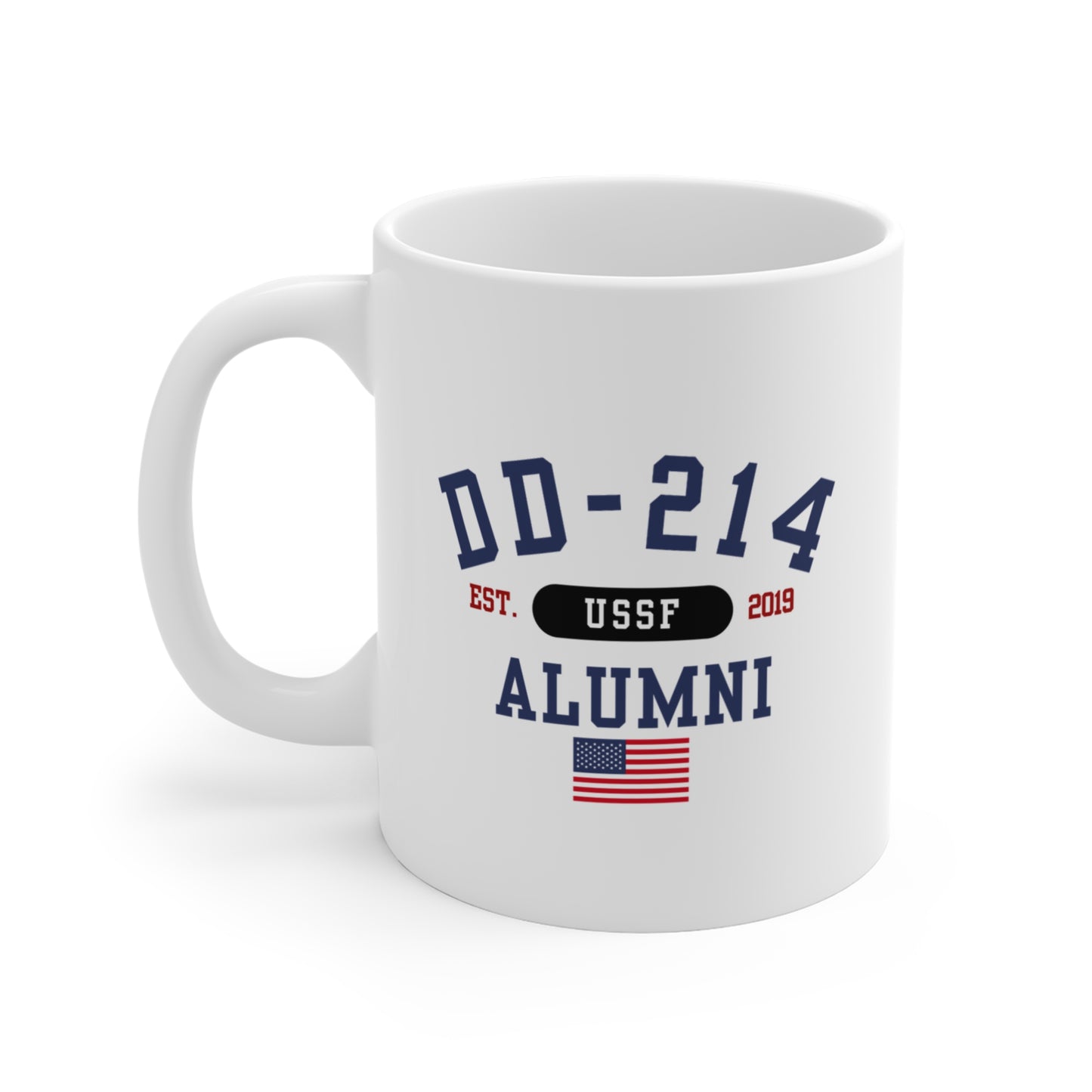 DD-214 Alumni Mug, (USSF) 11oz-15oz - Veteran Gift, Military Retirement, Gift for Soldier, Space Force Veteran Coffee Cup - Premium Mug from Old Glory 1776 Apparel - Just $19.99! Shop now at Old Glory 1776 Apparel