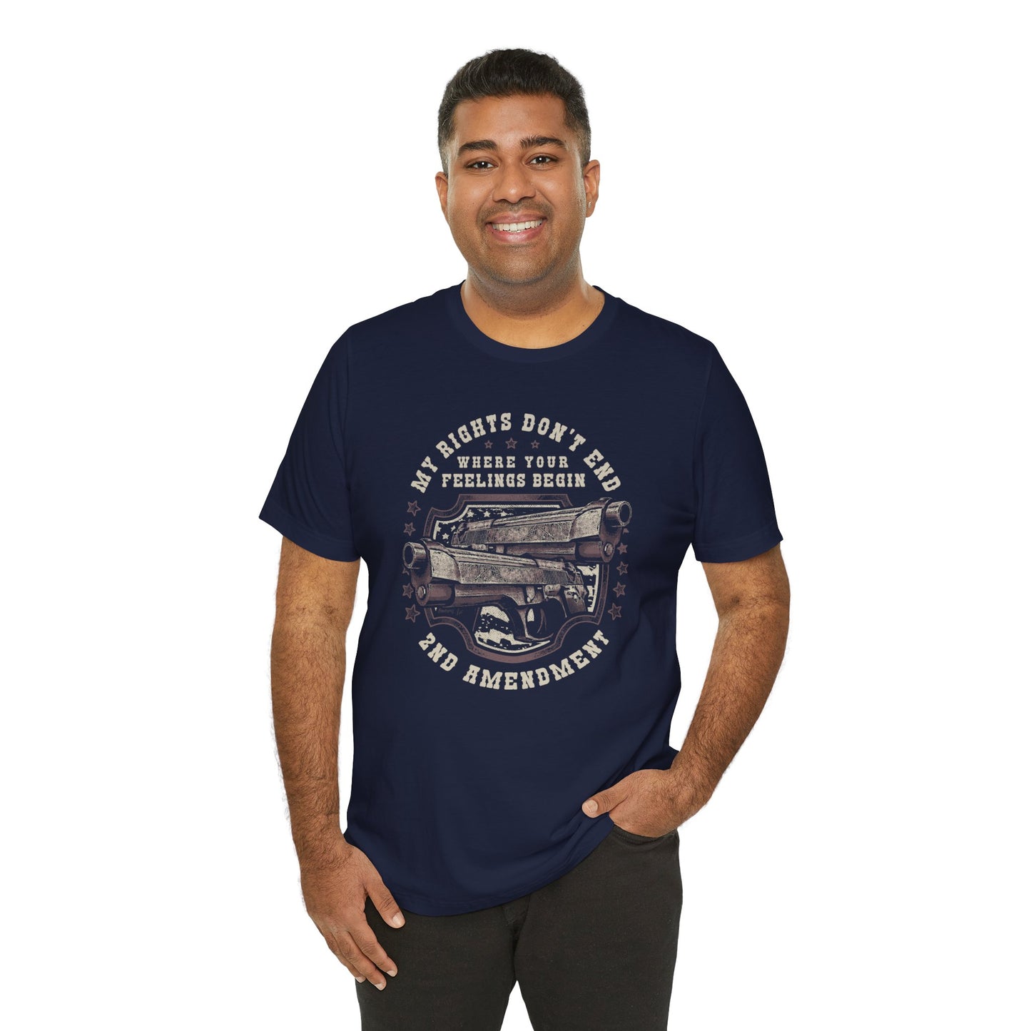 My rights don't end where your feelings begin Men's/Unisex premium T-Shirt - Premium T-Shirt from Old Glory 1776 Apparel - Just $26.99! Shop now at Old Glory 1776 Apparel