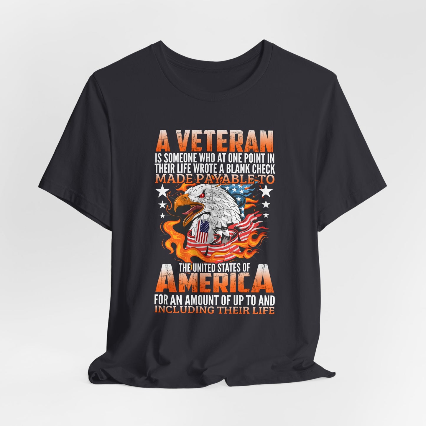 A Veteran Unisex T-Shirt - Premium T-Shirt from Old Glory 1776 Apparel - Just $26.99! Shop now at Old Glory 1776 Apparel