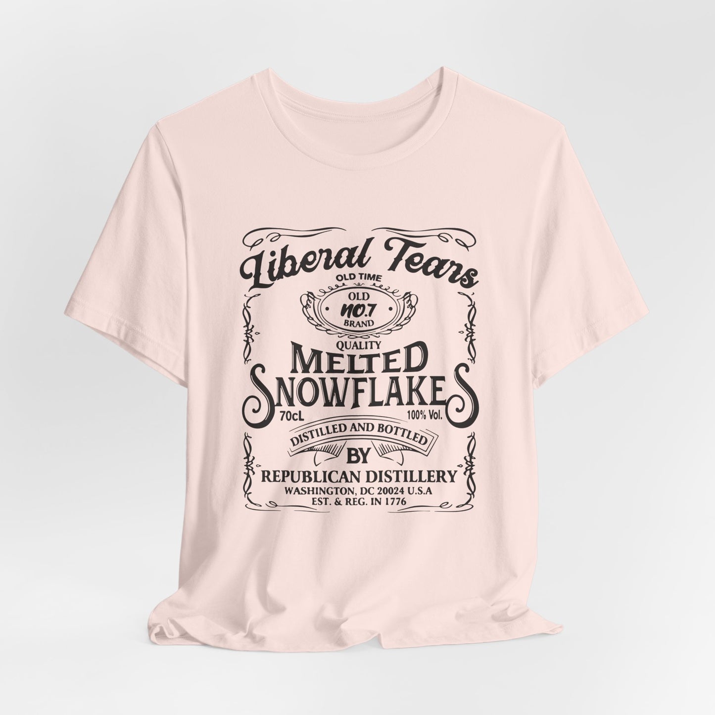 Liberal Tears Quality Melted Snowflakes Unisex T-Shirt, Political Statement, Independence Day Gift. Protest statements - Premium T-Shirt from Old Glory 1776 Apparel - Just $26.99! Shop now at Old Glory 1776 Apparel