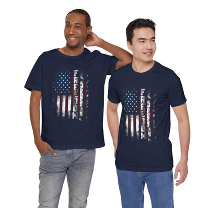 FREEDOM Men's/Unisex premium T-Shirt - Premium T-Shirt from Old Glory 1776 Apparel - Just $26.99! Shop now at Old Glory 1776 Apparel