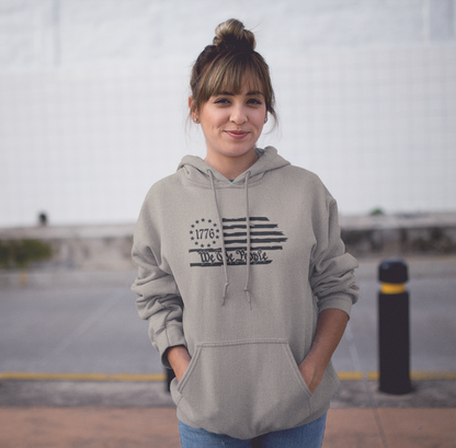 We The People 1776 Flag Patriotic Unisex Hoodie, Freedom & Liberty Sweatshirt, American Flag Hooded Sweatshirt, - Premium Hoodie from Printify - Just $39.99! Shop now at Old Glory 1776 Apparel