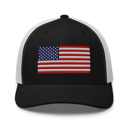 U.S. Flag Trucker Cap, Patriotic Hat, US Flag Trucker Hat, Veterans Day Gift - Premium Trucker Cap from Old Glory 1776 Apparel - Just $25.99! Shop now at Old Glory 1776 Apparel