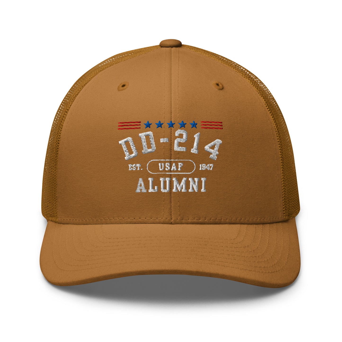 DD-214 Alumni (US Air Force) Trucker Hat , Military Retirement Gift - Premium Trucker Cap from Old Glory 1776 Apparel - Just $29.99! Shop now at Old Glory 1776 Apparel