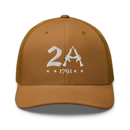 2A-1791 Trucker Cap, 2nd Amendment Rights, Patriotic Hat - Premium  from Old Glory 1776 Apparel - Just $29.99! Shop now at Old Glory 1776 Apparel