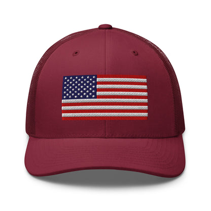 U.S. Flag Trucker Cap, Patriotic Hat, US Flag Trucker Hat, Veterans Day Gift - Premium Trucker Cap from Old Glory 1776 Apparel - Just $25.99! Shop now at Old Glory 1776 Apparel