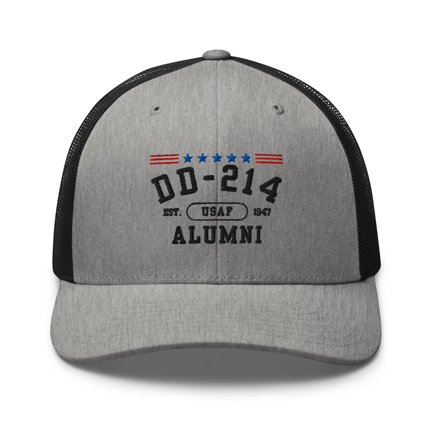 DD-214 Alumni (US Air Force) Trucker Hat , Military Retirement Gift - Premium Trucker Cap from Old Glory 1776 Apparel - Just $29.99! Shop now at Old Glory 1776 Apparel