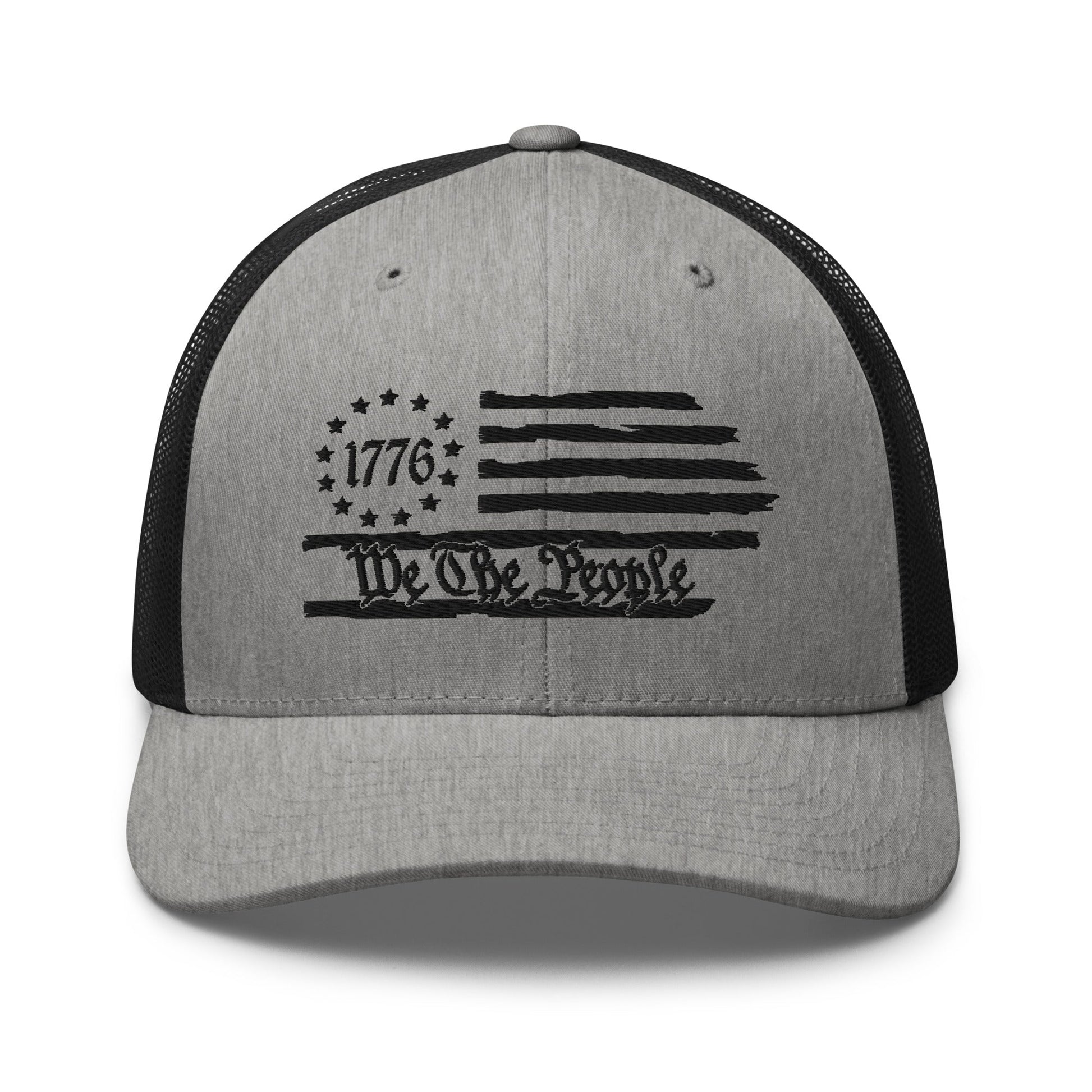 We The People 1776 Patriotic Trucker Hat, American Flag Hat, - Premium Trucker Cap from Old Glory 1776 Apparel - Just $29.99! Shop now at Old Glory 1776 Apparel