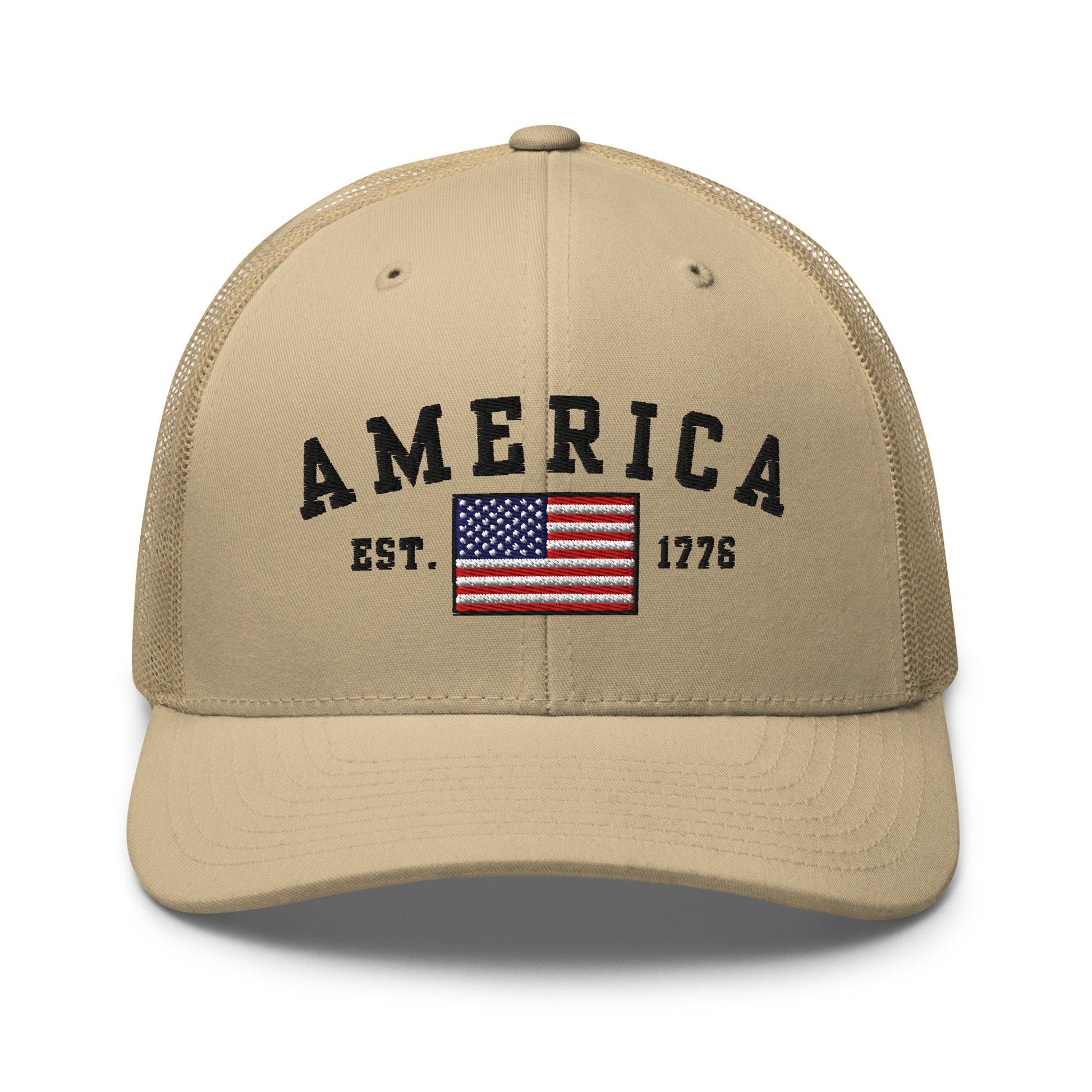 America Est. 1776 Trucker Hat – Patriotic Cap for Proud Americans - Premium  from Old Glory 1776 Apparel - Just $29.99! Shop now at Old Glory 1776 Apparel