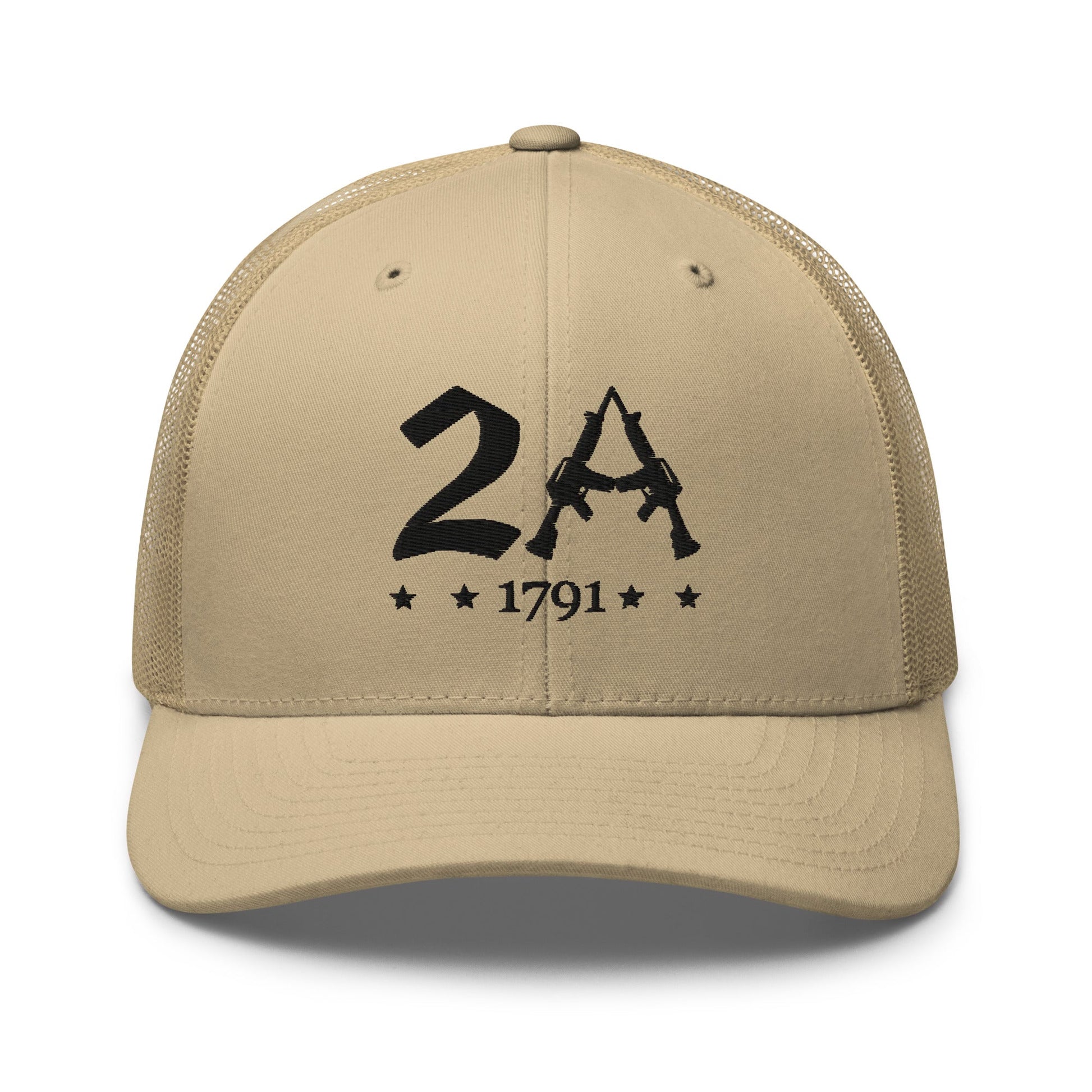 2A-1791 Trucker Cap, 2nd Amendment Rights, Patriotic Hat - Premium Trucker Cap from Old Glory 1776 Apparel - Just $29.99! Shop now at Old Glory 1776 Apparel