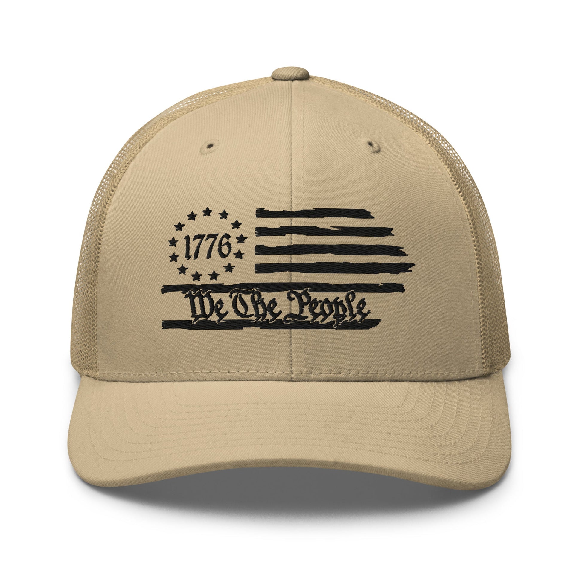 We The People 1776 Patriotic Trucker Hat, American Flag Hat, - Premium Trucker Cap from Old Glory 1776 Apparel - Just $29.99! Shop now at Old Glory 1776 Apparel