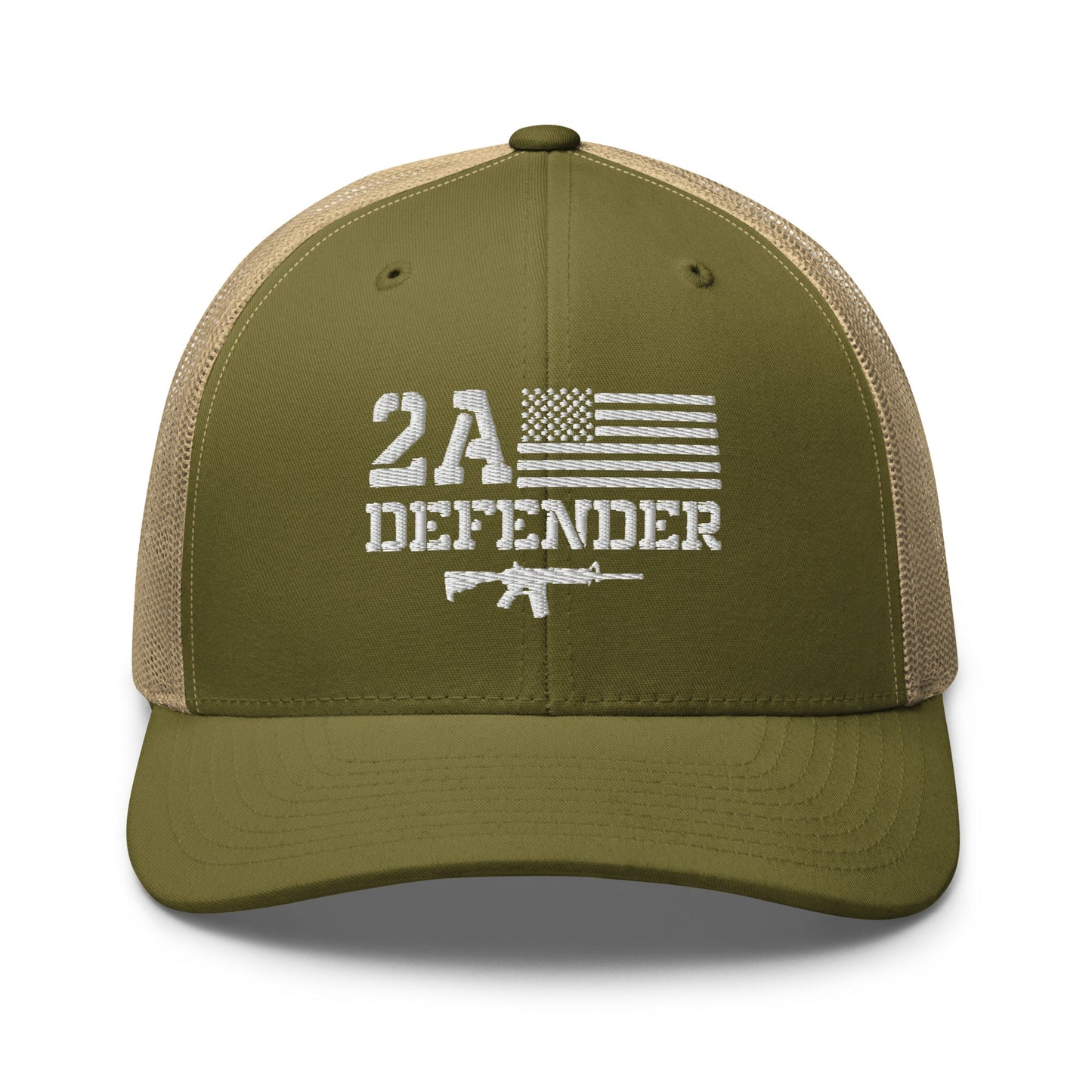 2A Defender Trucker Cap – 2nd Amendment Support in Style - Premium Trucker Cap from Old Glory 1776 Apparel - Just $29.99! Shop now at Old Glory 1776 Apparel