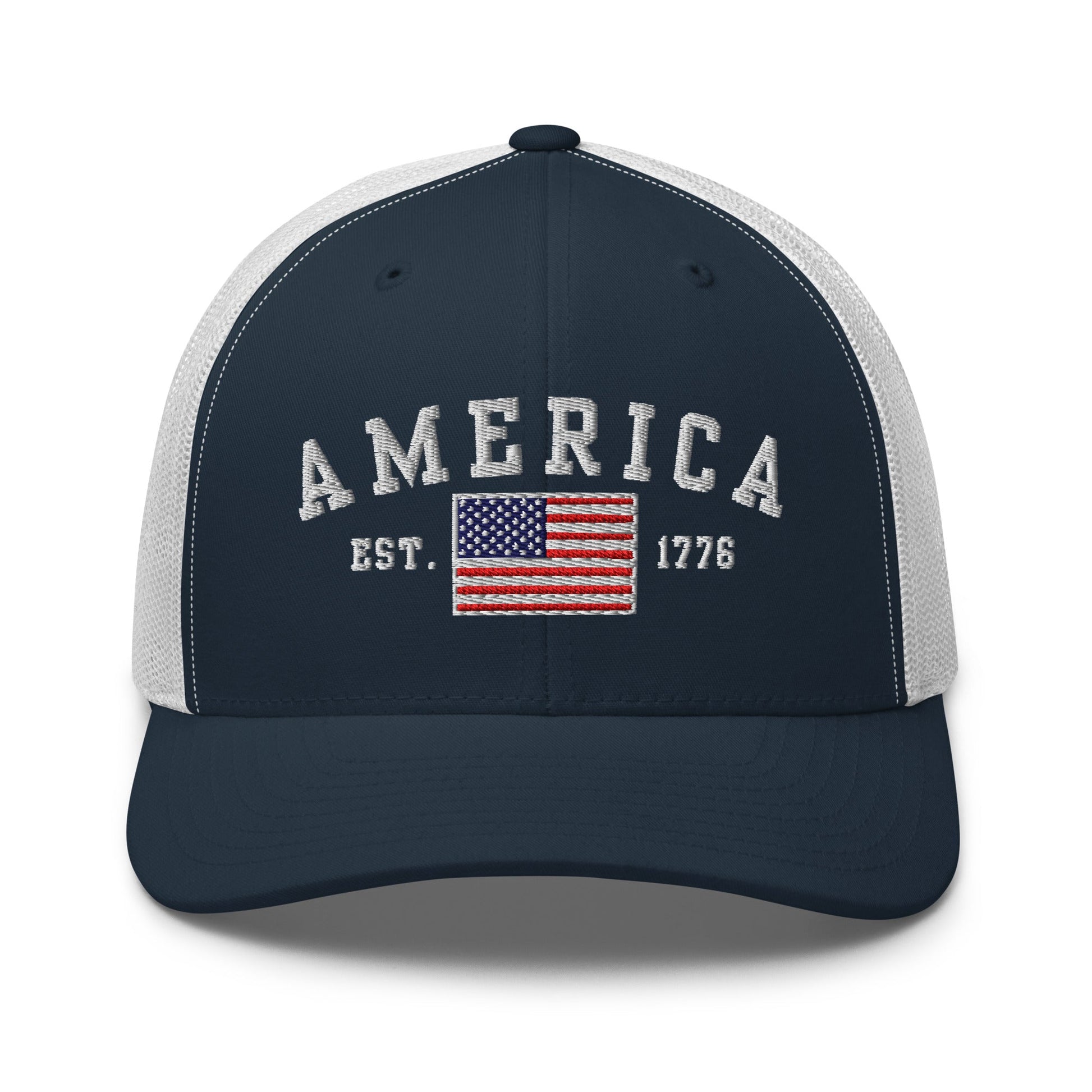 America Est. 1776 Trucker Hat – Patriotic Cap for Proud Americans - Premium  from Old Glory 1776 Apparel - Just $29.99! Shop now at Old Glory 1776 Apparel