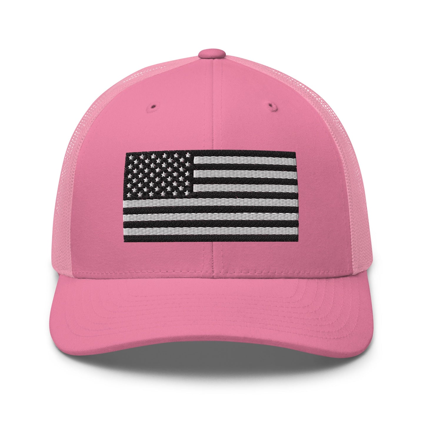 B&W U.S. Flag Trucker Cap, Patriotic Hat, US Flag Trucker Hat - Premium Trucker Cap from Old Glory 1776 Apparel - Just $29.99! Shop now at Old Glory 1776 Apparel