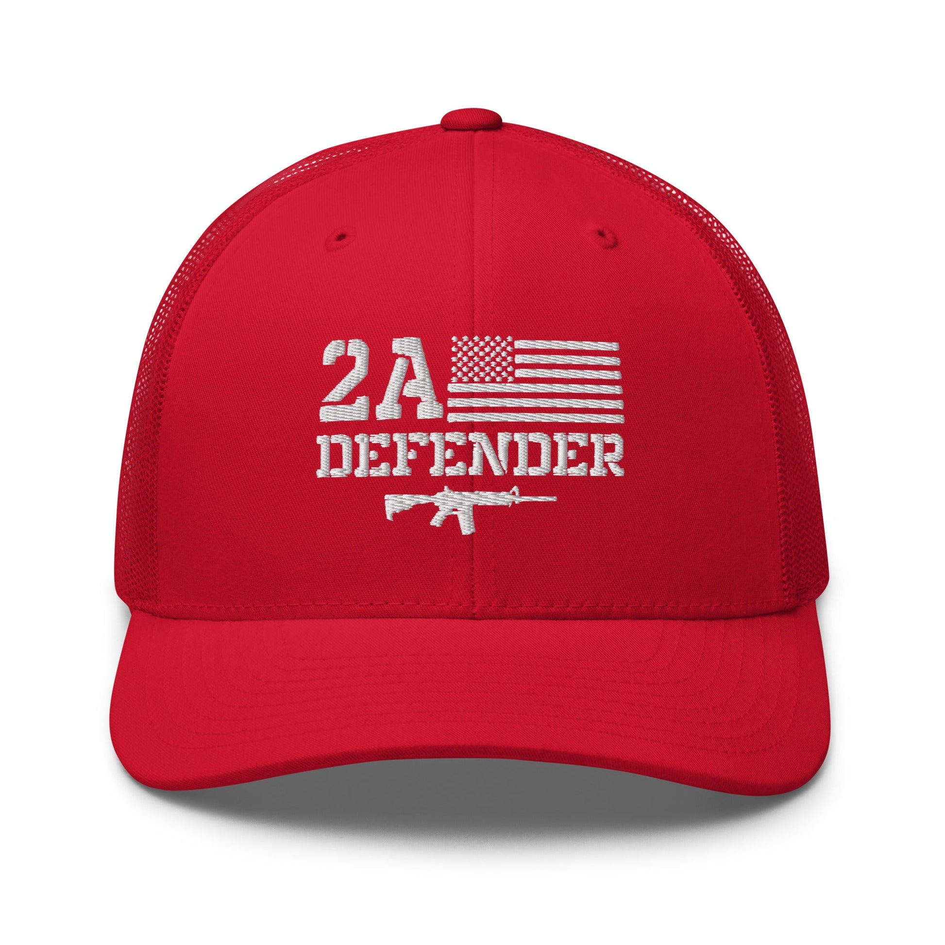 2A Defender Trucker Cap – 2nd Amendment Support in Style - Premium Trucker Cap from Old Glory 1776 Apparel - Just $29.99! Shop now at Old Glory 1776 Apparel