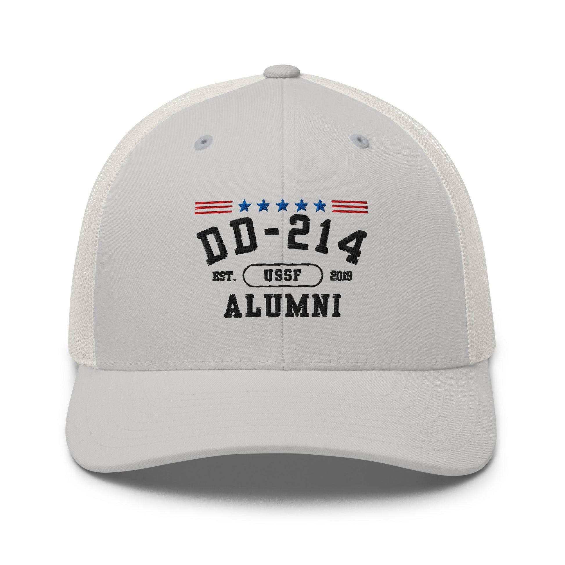 DD-214 Alumni Trucker Hat (US Space Force), Space Force Veteran Hat - Premium Trucker Cap from Old Glory 1776 Apparel - Just $29.99! Shop now at Old Glory 1776 Apparel