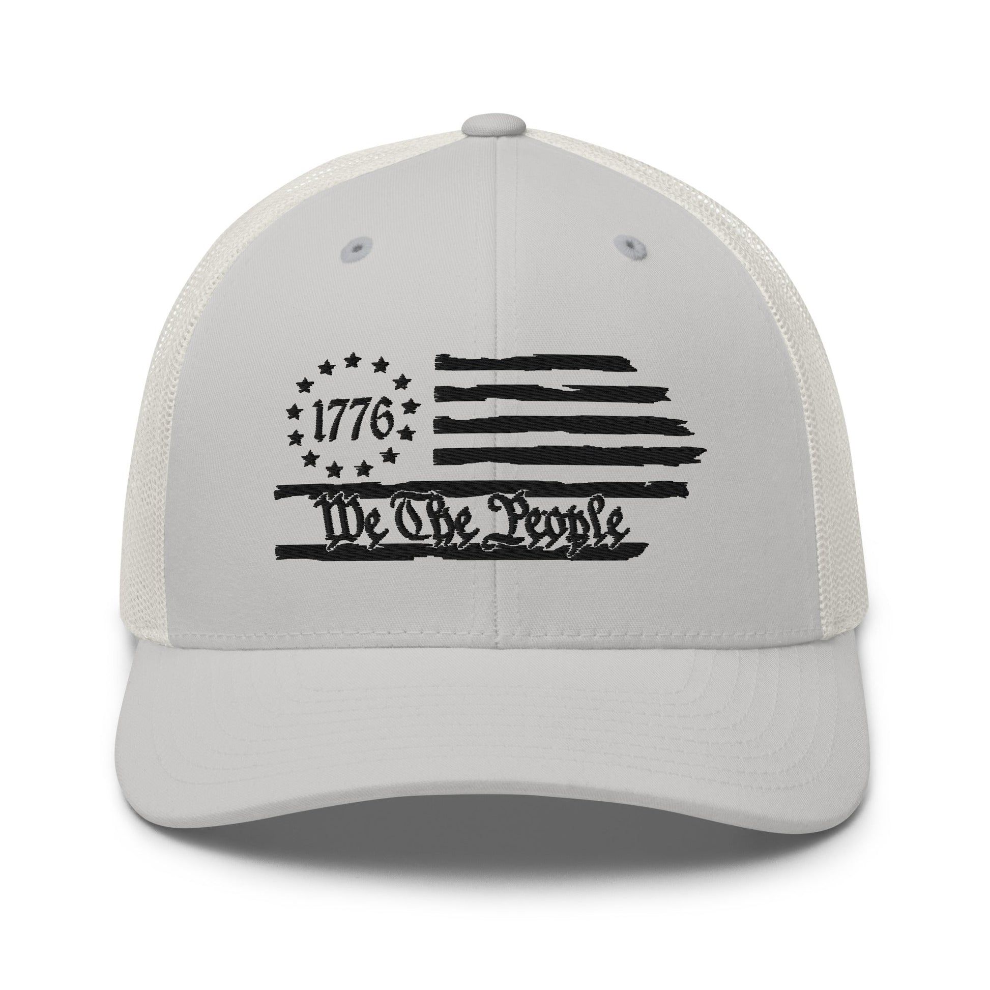 We The People 1776 Patriotic Trucker Hat, American Flag Hat, - Premium Trucker Cap from Old Glory 1776 Apparel - Just $29.99! Shop now at Old Glory 1776 Apparel