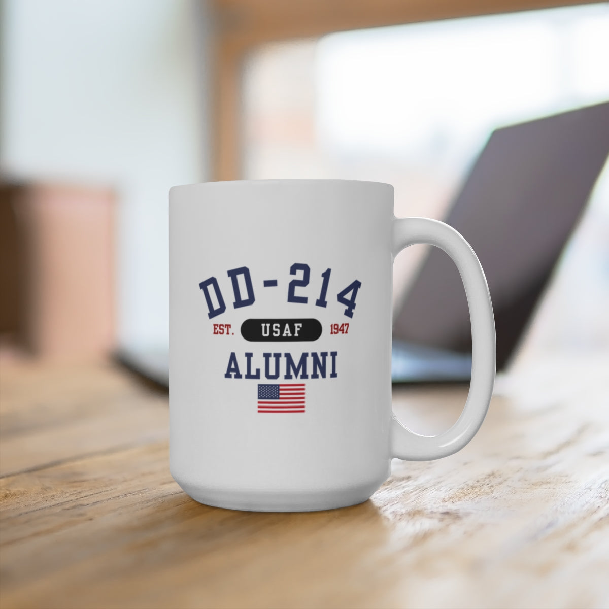 DD-214 Alumni Mug, (USAF) 11oz-15oz - Veteran Gift, Military Retirement, Gift for Soldier, Air Force Veteran Coffee Cup - Premium Mug from Old Glory 1776 Apparel - Just $19.99! Shop now at Old Glory 1776 Apparel