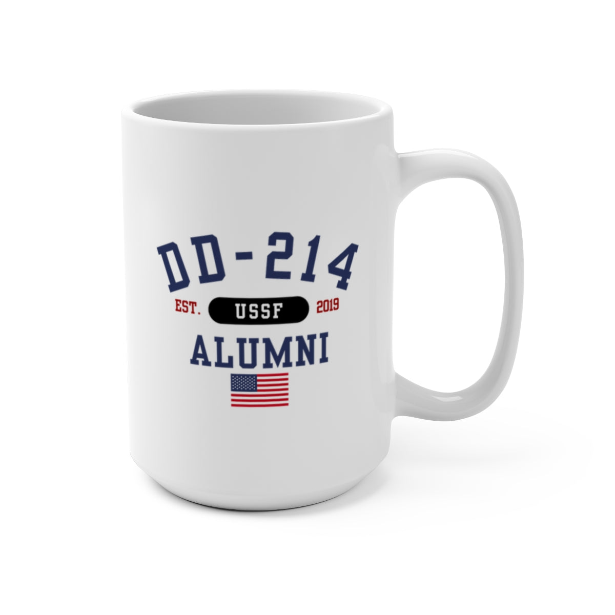 DD-214 Alumni Mug, (USSF) 11oz-15oz - Veteran Gift, Military Retirement, Gift for Soldier, Space Force Veteran Coffee Cup - Premium Mug from Old Glory 1776 Apparel - Just $19.99! Shop now at Old Glory 1776 Apparel