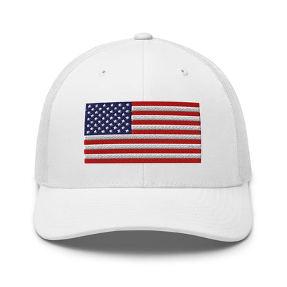 U.S. Flag Trucker Cap, Patriotic Hat, US Flag Trucker Hat, Veterans Day Gift - Premium Trucker Cap from Old Glory 1776 Apparel - Just $25.99! Shop now at Old Glory 1776 Apparel